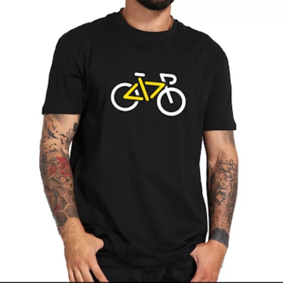 Bicycle Graphic Tee Design 100% Cotton - Picture 3 of 9